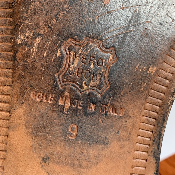 Vintage Men’s Kenneth Cole Italian Leather Dress Shoes Size 9 - Picture 4 of 5